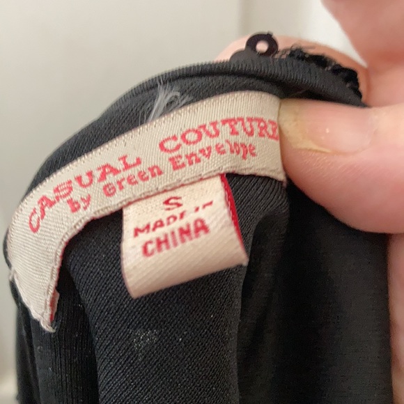 FINAL MARKDOWN Casual couture by green envelope sequin top small - Picture 5 of 6